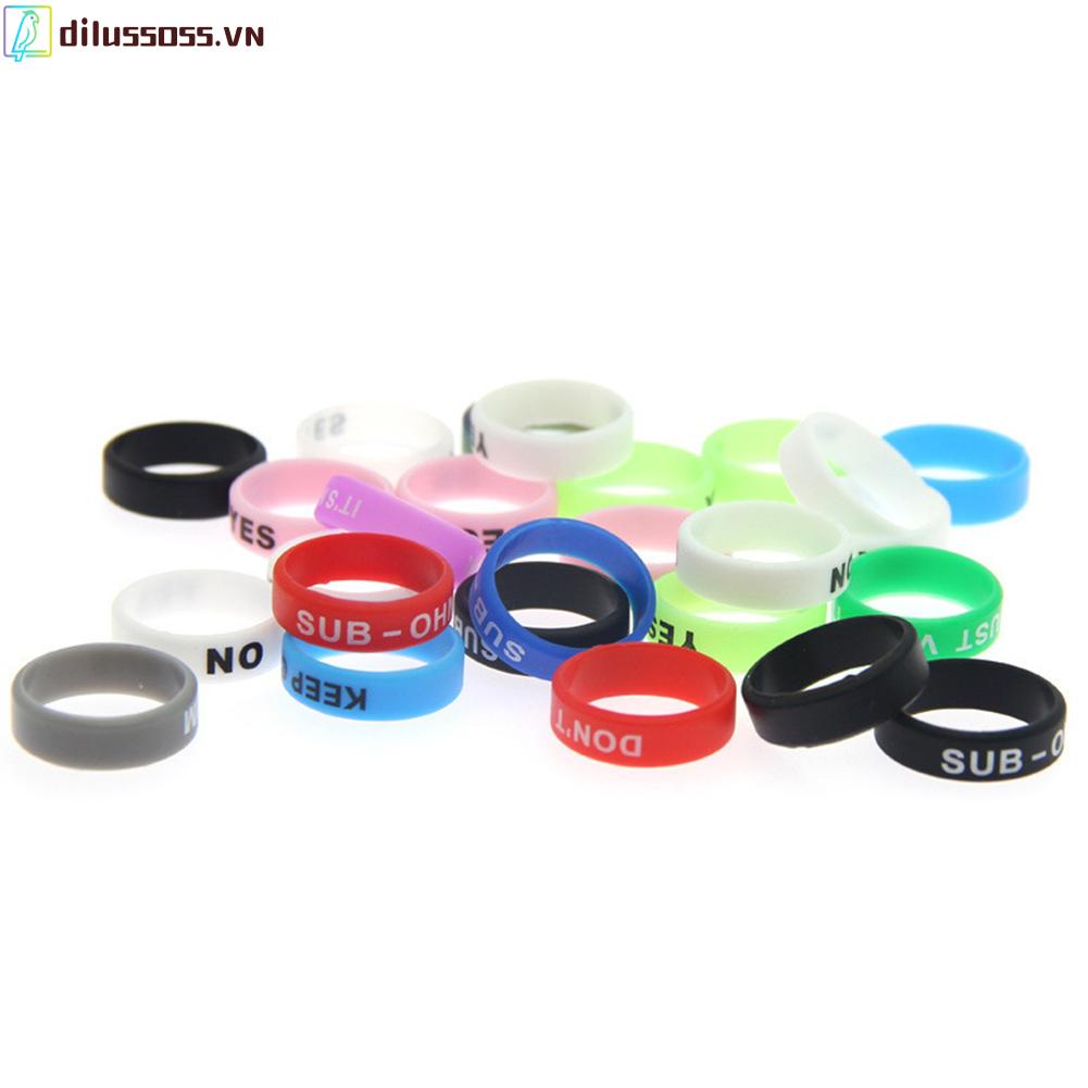 20 vòng silicon co giãn bọc tay cầm cần câu cá chống trượt tiện dụng ốp