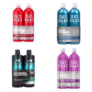 ( CHÍNH HÃNG ) Cặp Dầu Gội Xả TIGI 750ml ( Đỏ, xanh, tím, catwalk, trắng )
