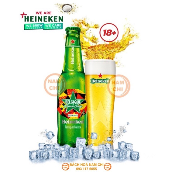 [1 CHAI LẺ] Bia HEINEKEN Nhập Khẩu Từ Pháp Thùng 20 Chai