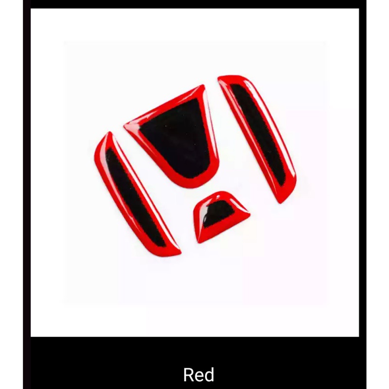 Bộ 4 Miếng Dán In Họa Tiết Sợi Carbon Trang Trí Vô Lăng Cho Honda civic CRV accord 2003 2007 2020