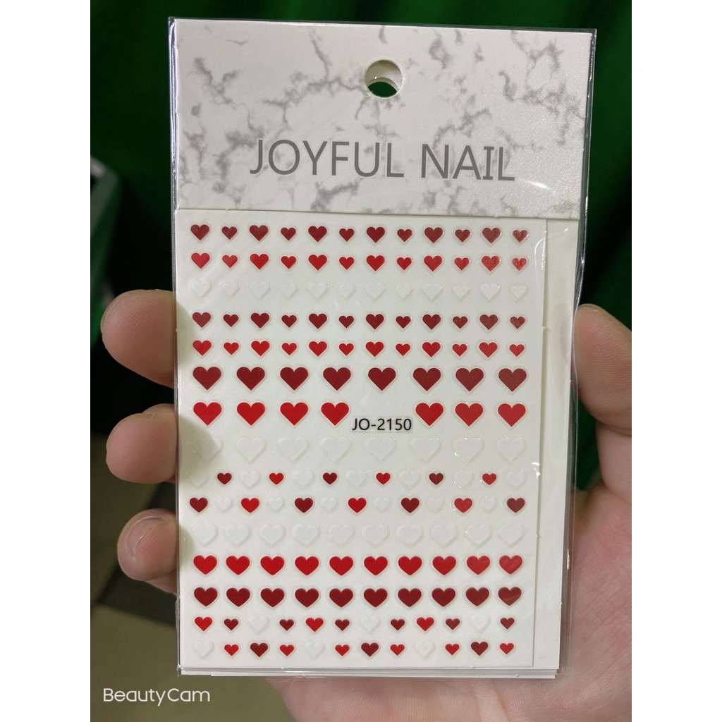STICKER TIM MÃ MỚI TRANG TRÍ NAIL