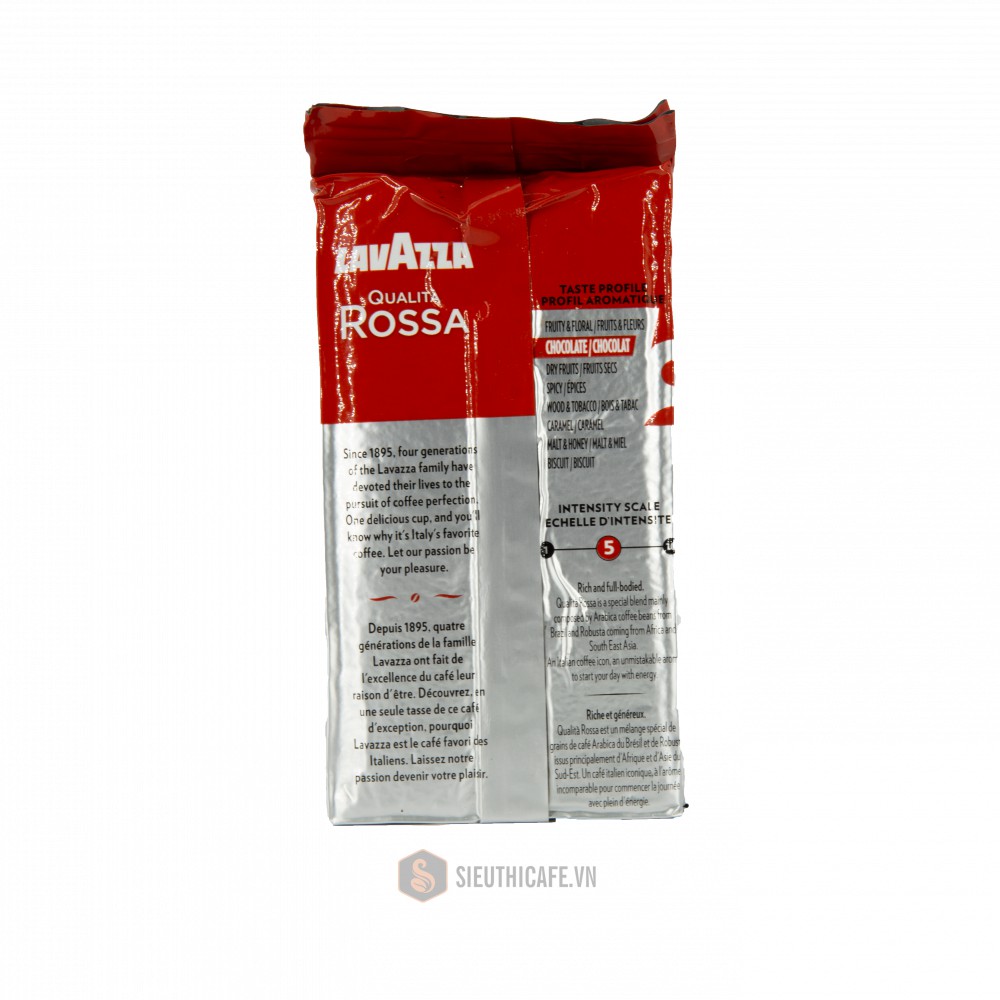 CÀ PHÊ BỘT LAVAZZA COFFEE QUALITA ROSSA – 250G GROUND
