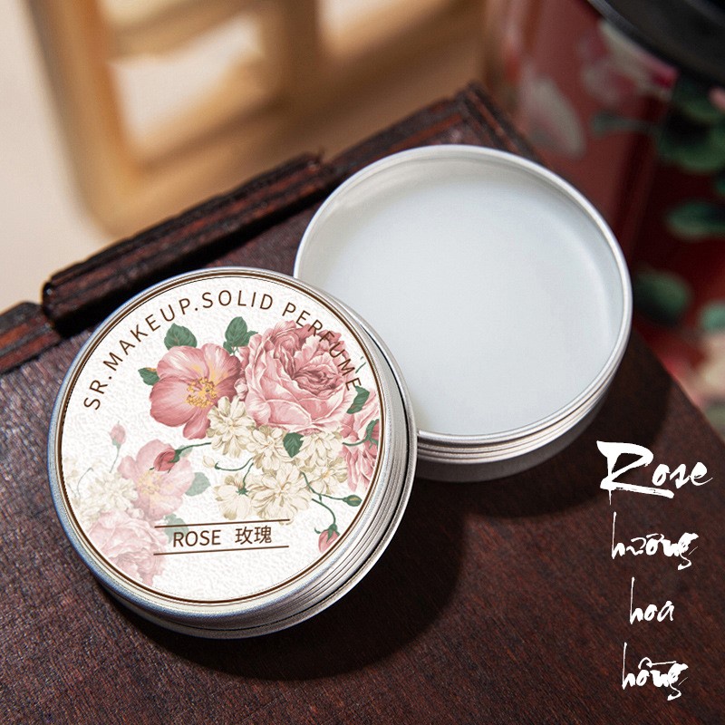 Nước hoa khô dạng sáp Sr.Makeup Solid Perfume hương hoa thanh mát hàng nội địa Trung
