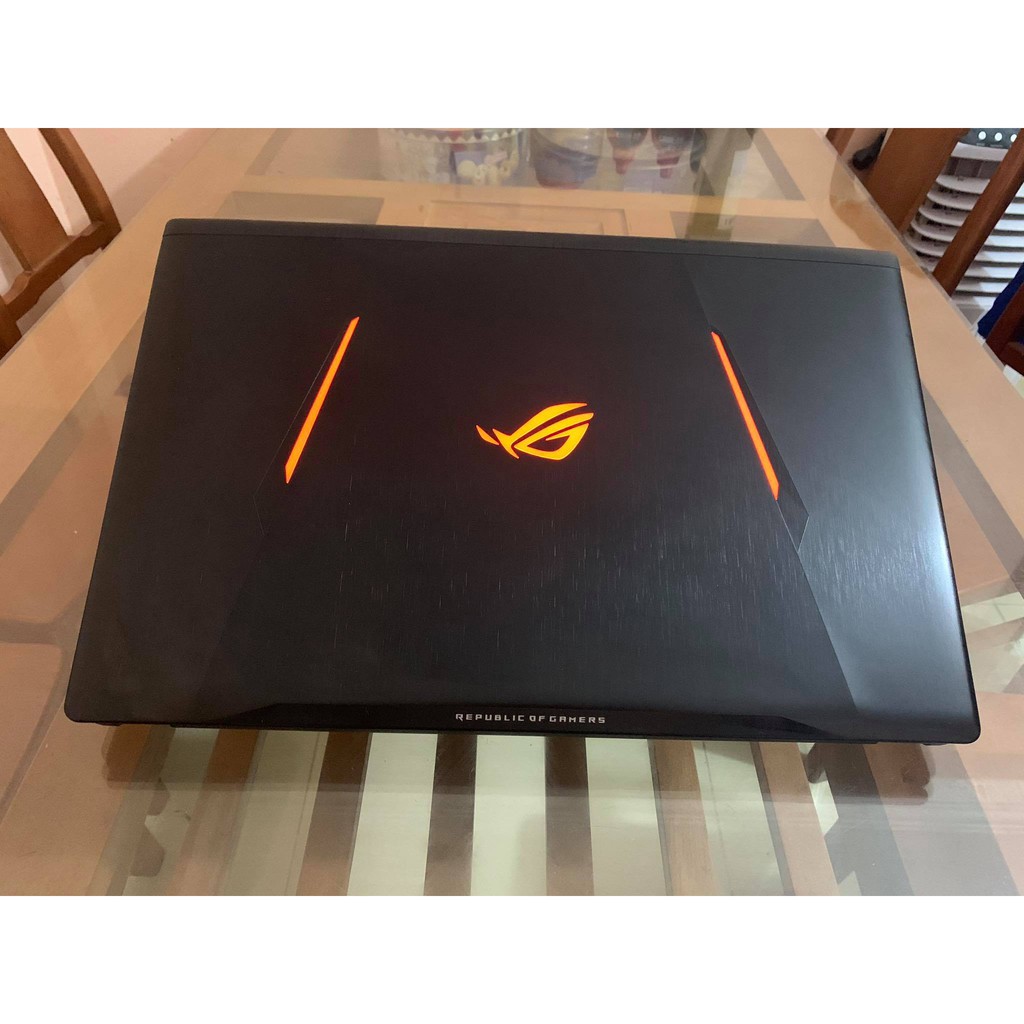 Máy tính gaming ROG GL753VE i7 7700 Ram 8G SSD M2 128G HDD 1000Gb Màn 17.3 FHD GTX 1050ti 4G
