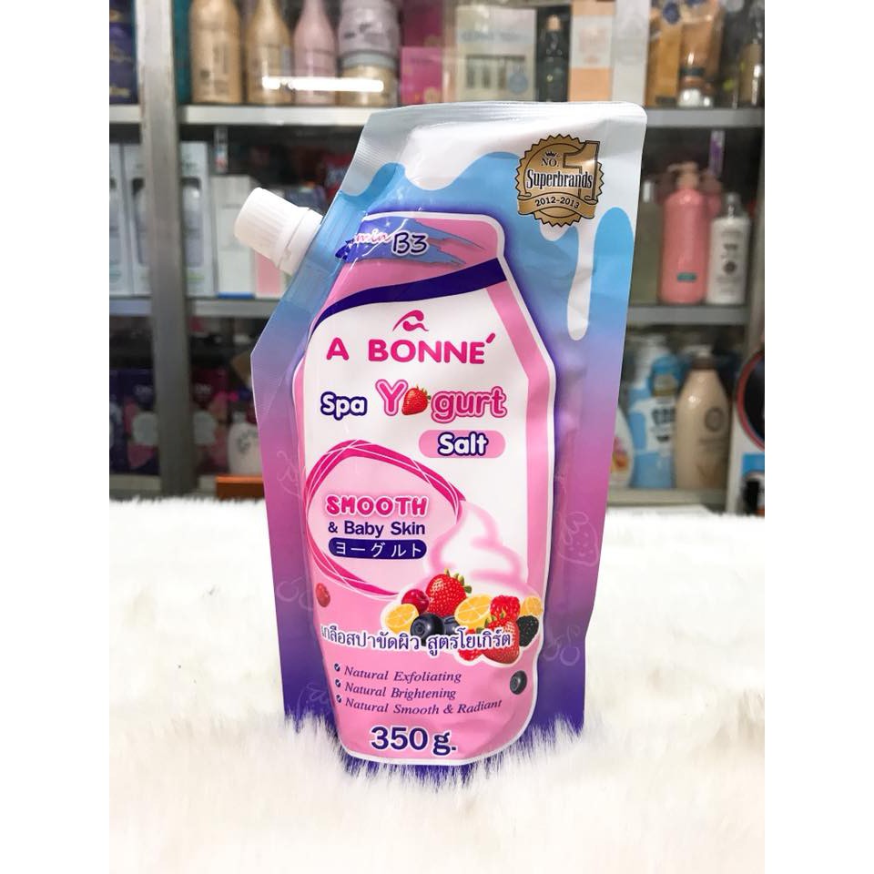 MUỐI TẮM ABONNE SPA SHOWER SALT FRUIT YOGURT THÁI LAN