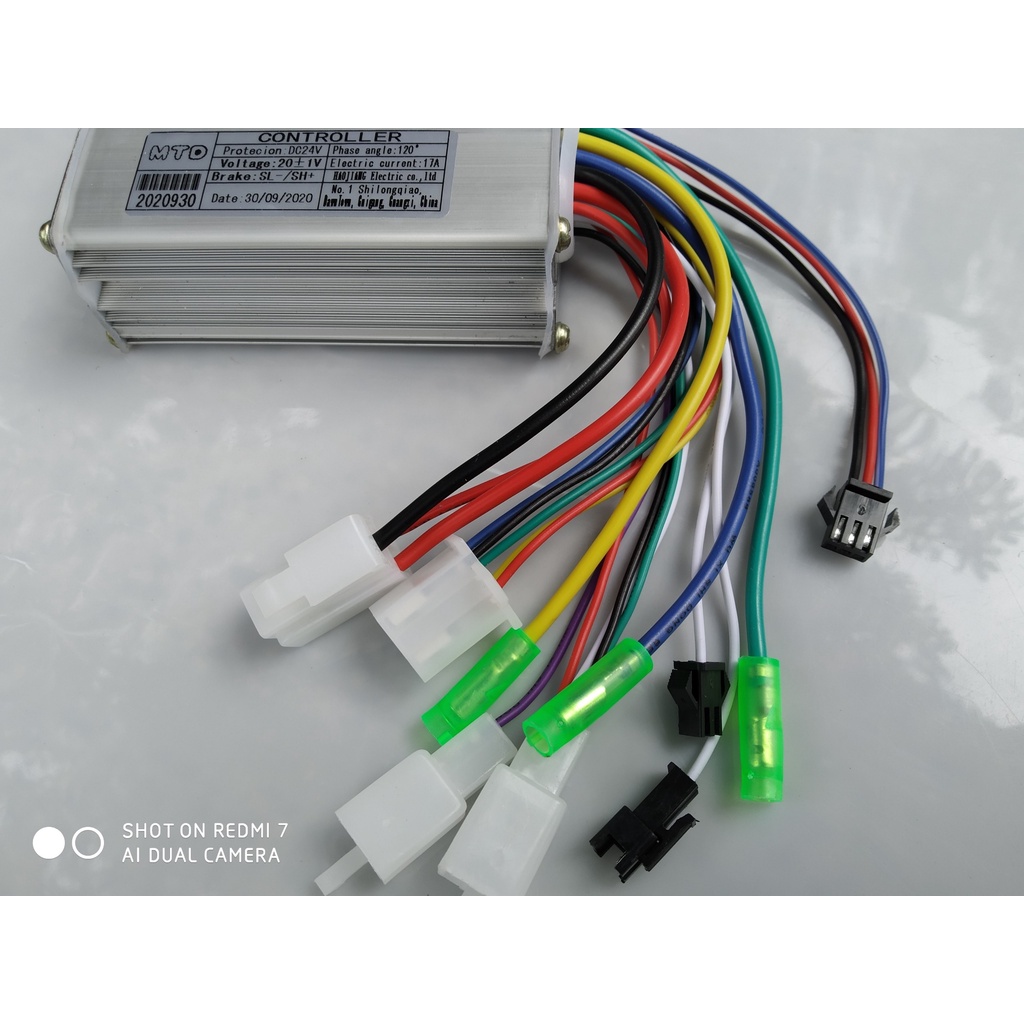 IC Bo điều tốc xe đạp điện 24V-350W 2 bình XE ĐIỆN MINH THÁI