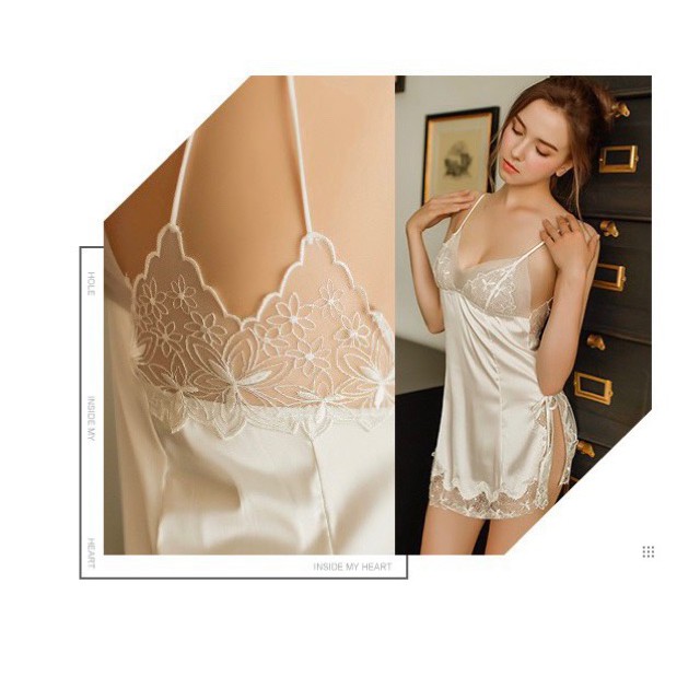 váy ngủ lụa satin cao cấp - đầm ngủ sexy -San San | BigBuy360 - bigbuy360.vn