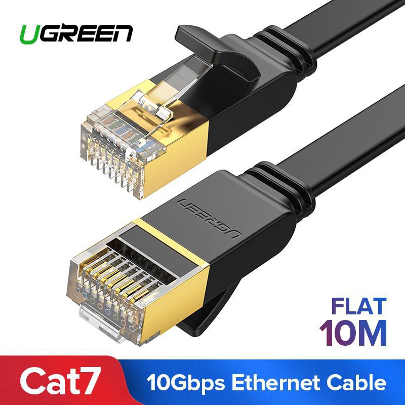 Cáp mạng Cat7 chống nhiễu(băng thông10Gbps) dây dẹt UGREEN 11260 11261 11262 11263 11265 11266 NW106