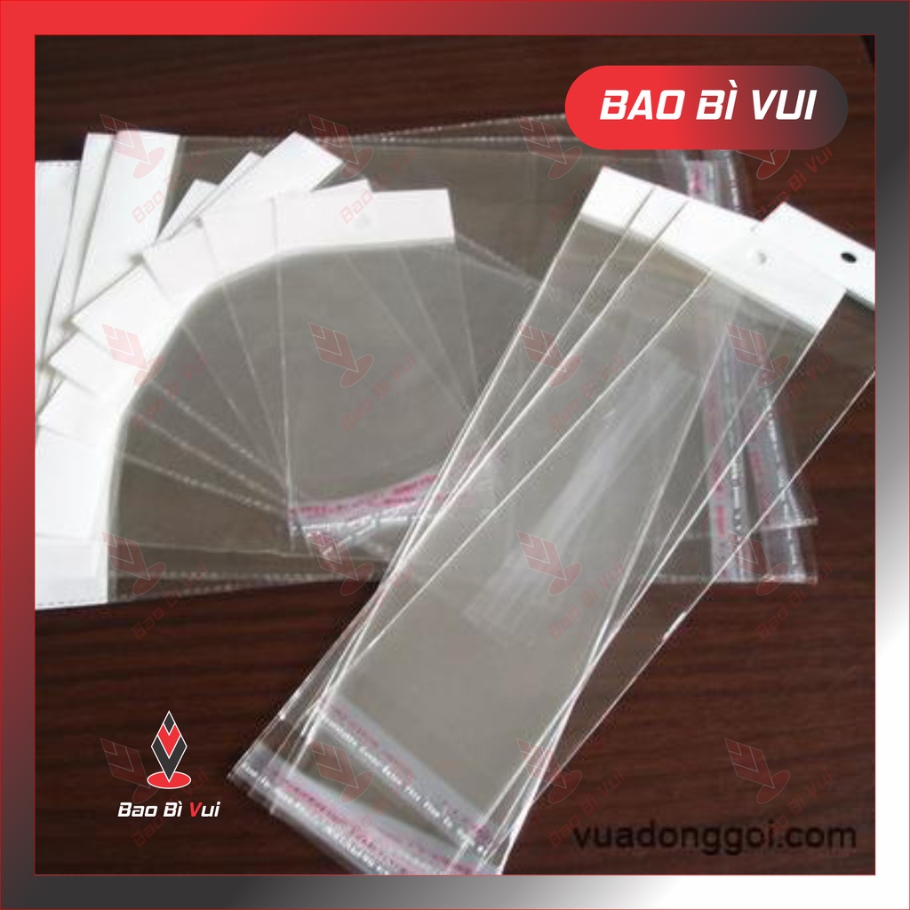 Túi OPP dán miệng có lỗ treo màng ngọc