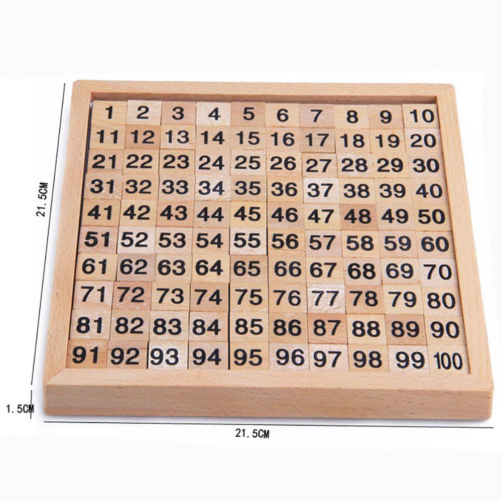 Bộ Đồ Chơi Học Toán Bằng Gỗ Từ 1-100 Dành Cho Bé