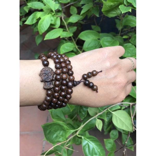 Tràng hạt mun đuôi công  míc tiểu Phật