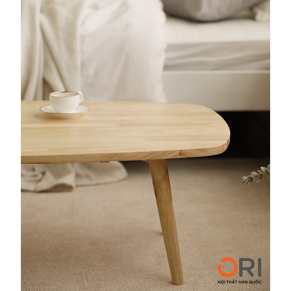 BÀN SOFA/ BÀN ĂN GIA ĐÌNH BẰNG GỖ CHÂN GẤP GỌN - B TABLE - NATURAL