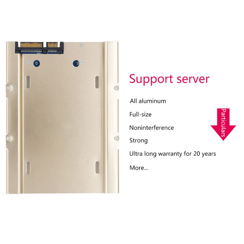 Khay đựng ổ cứng chuyển đổi từ 2.5 sang 3.5 với giao diện nhôm SATA3 3.5 Caddy SATA3 | BigBuy360 - bigbuy360.vn