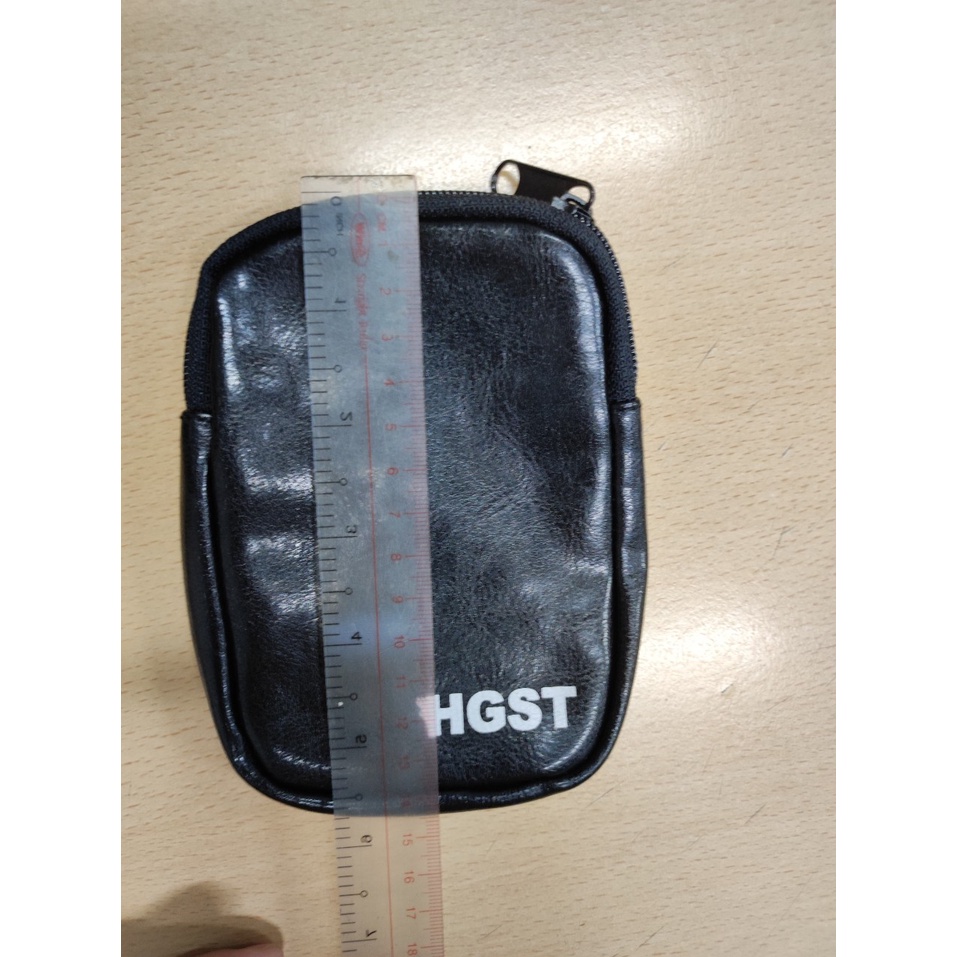 Túi đựng ổ cứng di động 2.5 inch (Hàng khuyến mãi HGST màu đen – 1 dây kéo đen)