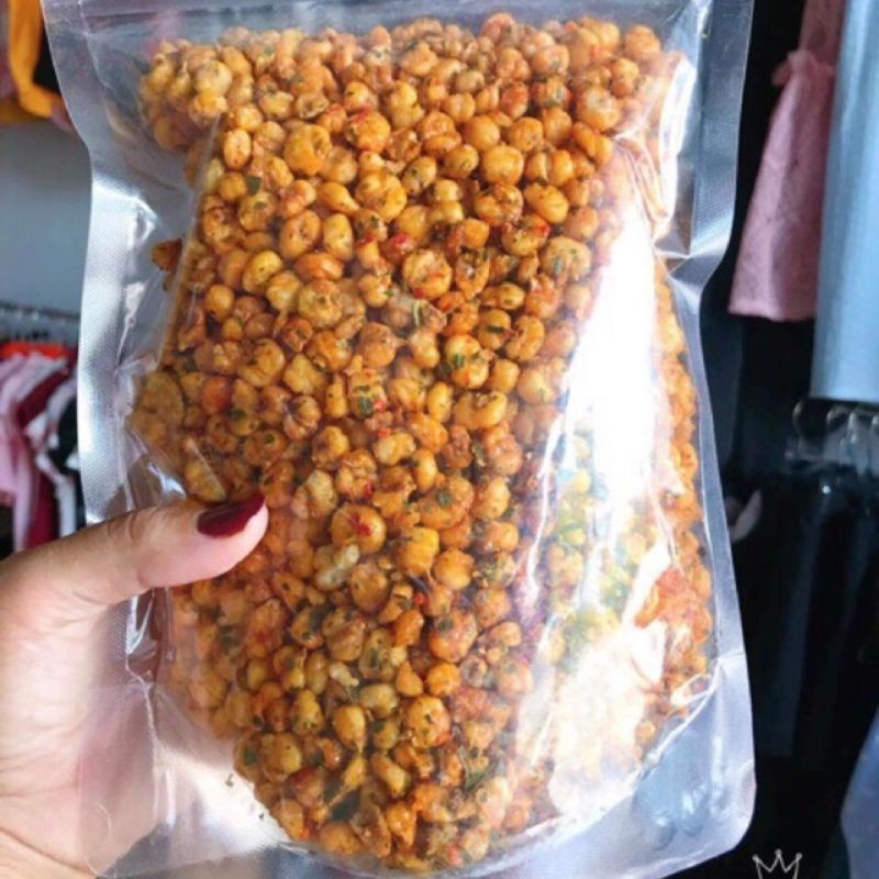 500Gr Ngô  sấy mắm hành giòn ngon Ngô Nếp Sấy Hành đậm vị