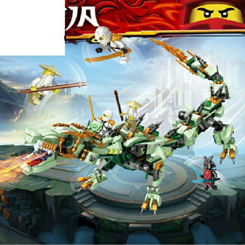 Bộ đồ chơi lắp ráp Ninja Mindy Phantom Green 76053