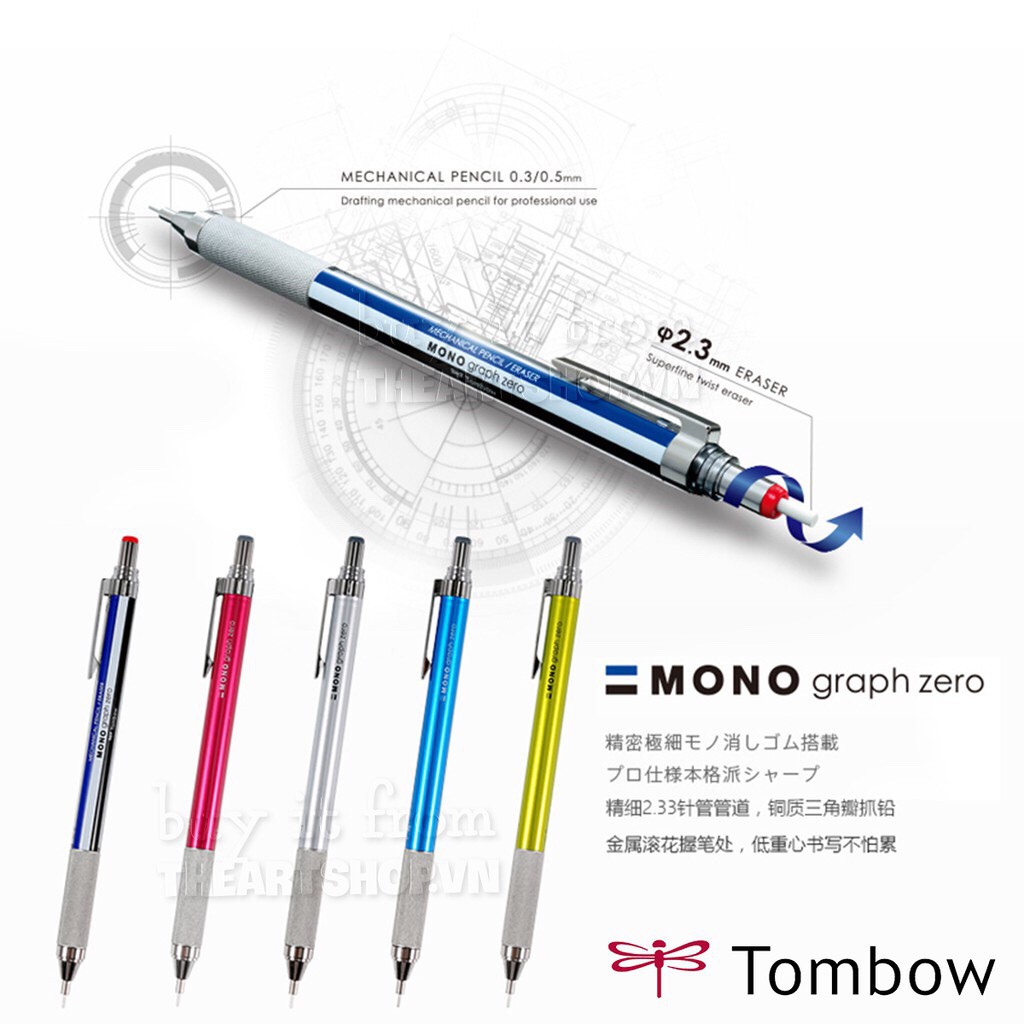 🔹 Bút Chì Bấm Mono Graph Zẻo Mã 161-162