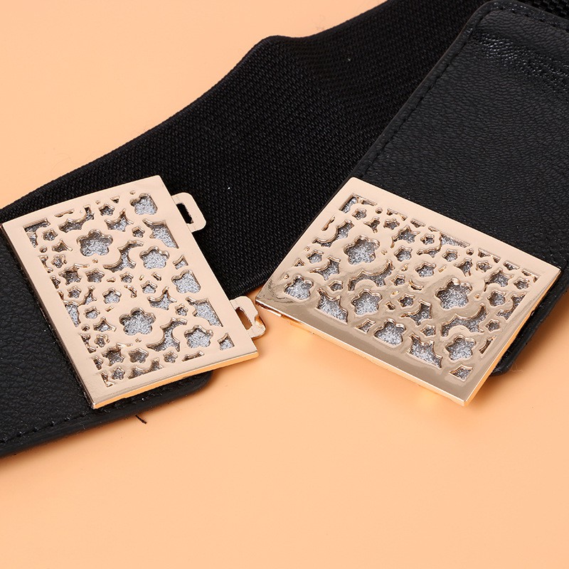 Đai váy Belt lưng vuông họa tiết H38