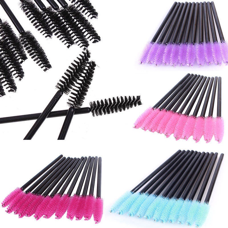 Set 50 Cọ Chuốt Mascara Uốn Cong Lông Mi Dùng Một Lần Tiện Dụng