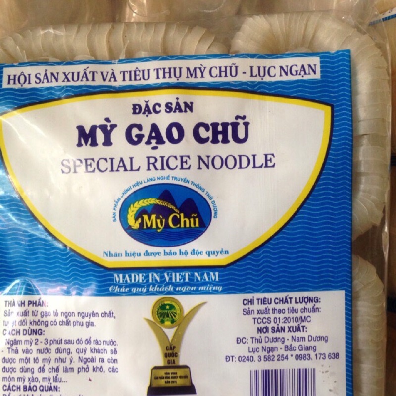 Mỳ Gạo Chũ Loại Đặc Biệt