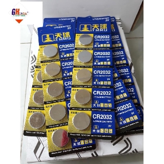 PIN CMOS CR-2032 LITHIUM BATTERY 3V (1 VĨ 5 VIÊN)