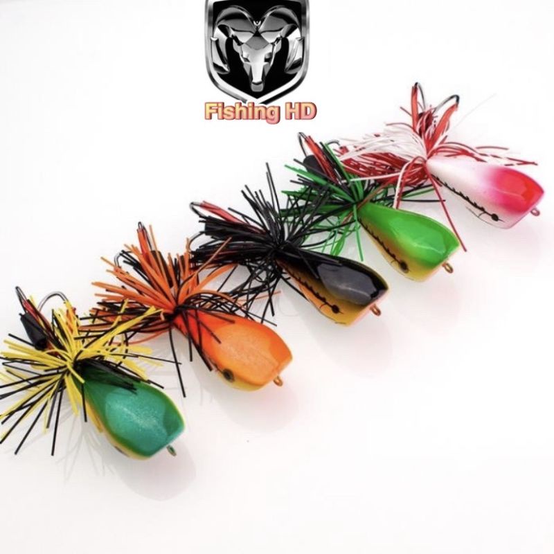 Mồi nhái giả câu cá lóc 55mm, cá giả câu lure cá săn mồi (siêu rẻ) MG6 đồ câu FISHING_HD