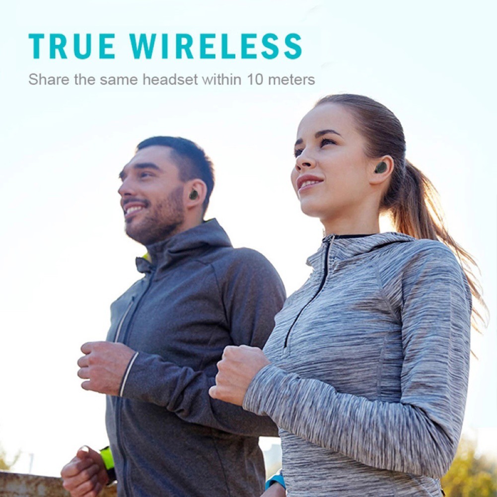 Tai Nghe Bluetooth 5.0 Không Dây Mini Hel + Tws