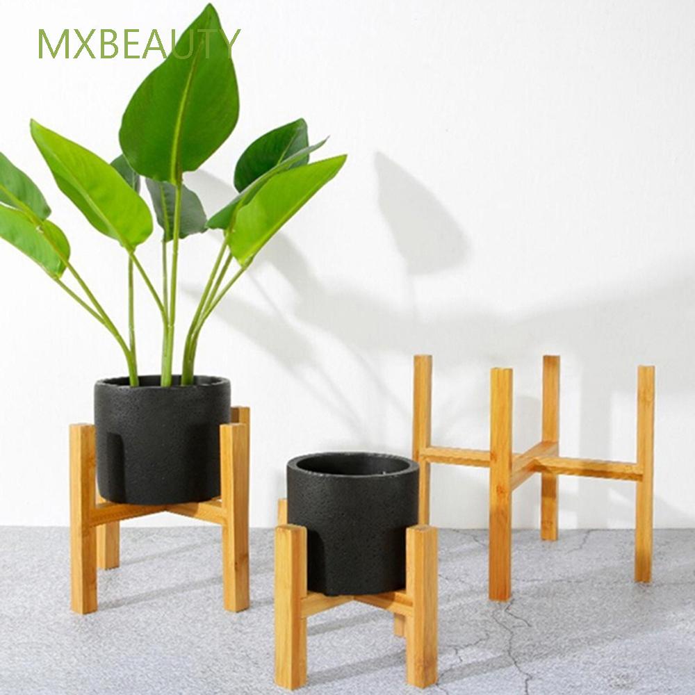 Mxbeauty Giá Đỡ Trưng Bày Chậu Cây Bonsai Bằng Gỗ Bền Trang Trí Nhà Cửa / Sân Vườn