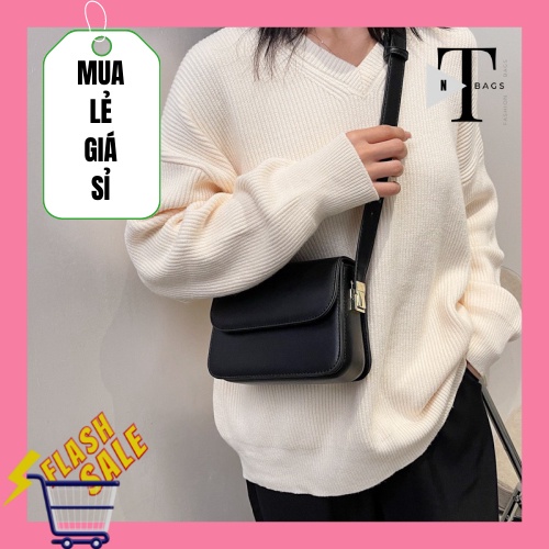 Túi xách nữ xinh túi đeo vai kẹp nách đeo chéo da trơn cao cấp