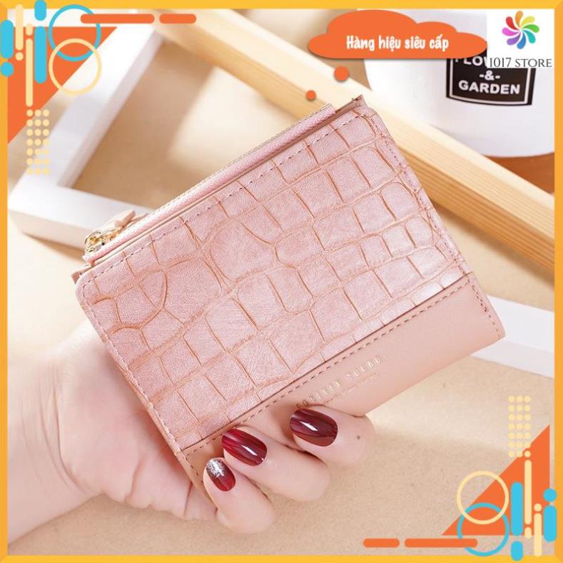 💖𝐅𝐑𝐄𝐄 𝐒𝐇𝐈𝐏💖 ví nữ ngắn đẹp cầm tay mini cao cấp nhiều ngăn nhỏ gọn bỏ túi MSP069