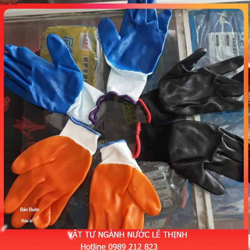 Găng tay SƠN bảo hộ Lao động sơn xanh