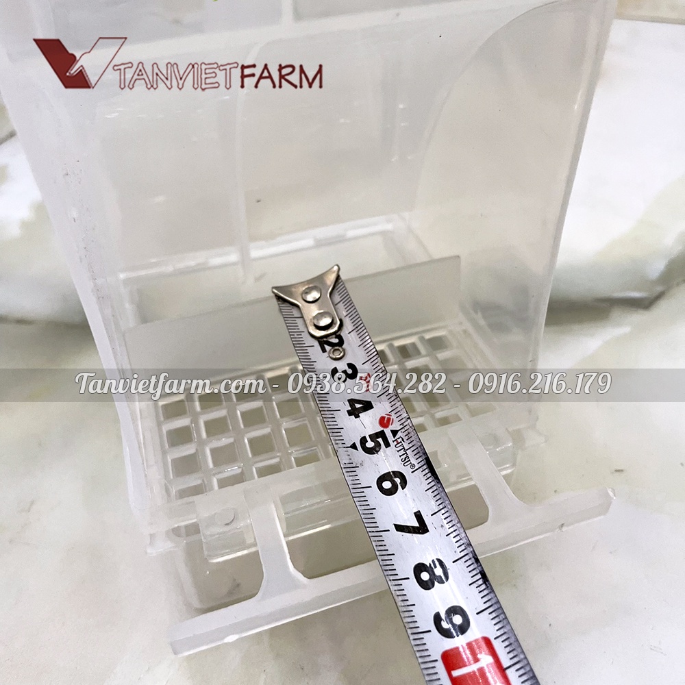 Máng ăn tự động chống vảy cho VẸT, YẾN PHỤNG, FINCH, 7 MÀU, BỒ CÂU, GÀ