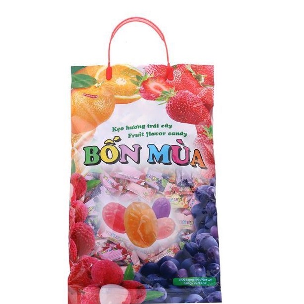 Kẹo Hương Trái Cây Bốn Mùa Bibica 650g