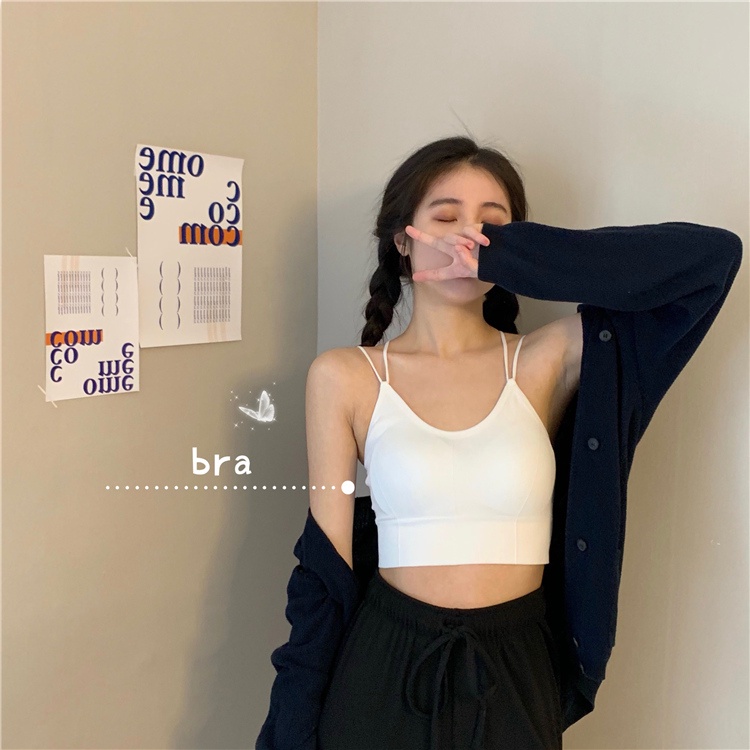 Áo Hai Dây Có Mút Đệm Ngực Thời Trang Quyến Rũ 48929