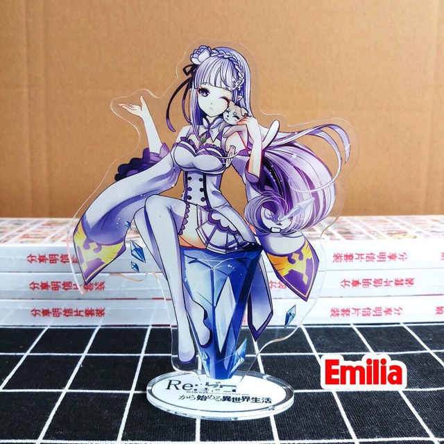 Tượng mô hình anime re:ramrem, standee ramrem