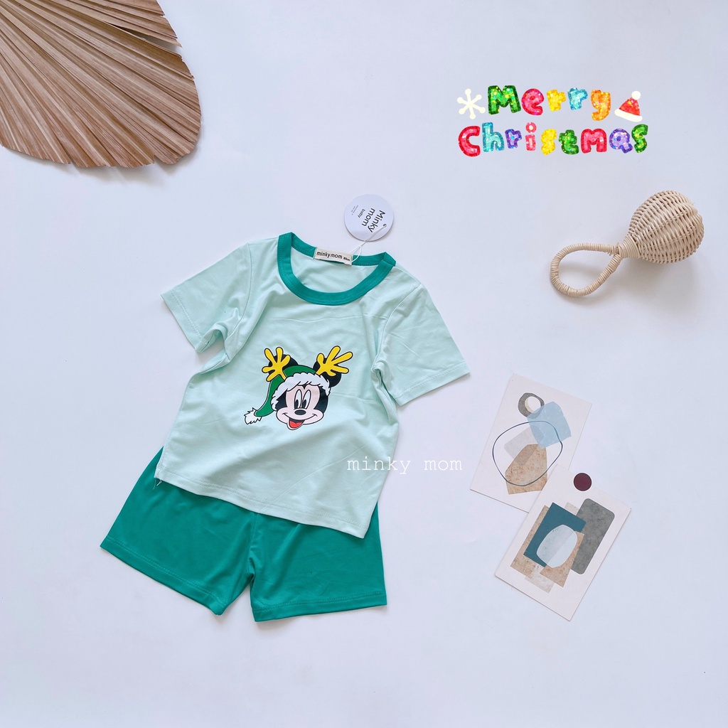 [Giá hủy diệt] Đồ Bộ Cộc Tay Phiên Bản Mikey Cho Bé Trai Và Gái từ 1 - 5 tuổi - DB8009