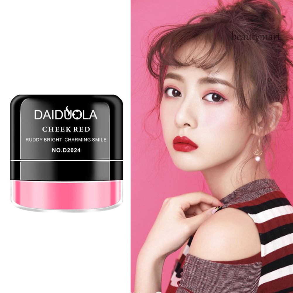 [Hàng mới về] Phấn má hồng DAIDUOLA 8.8g kèm mút trang điểm làm sáng tự nhiên
