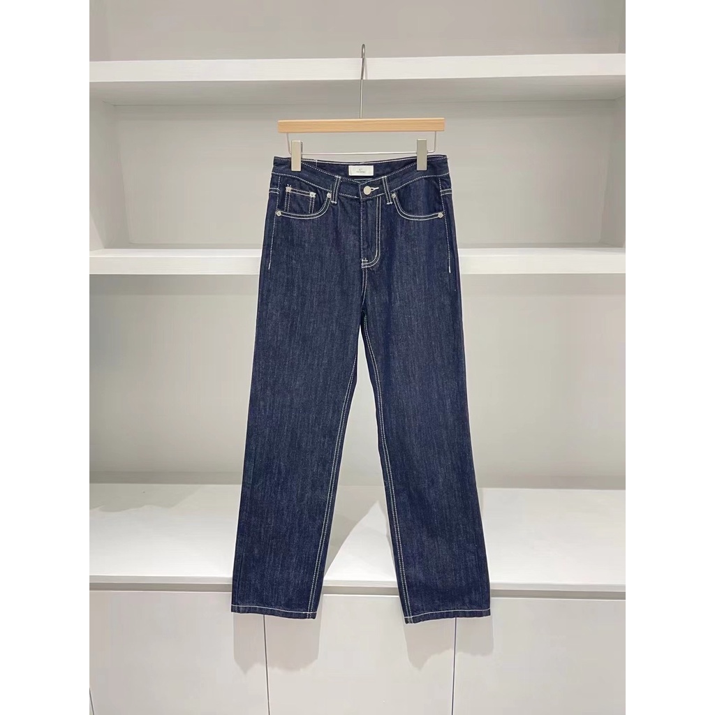 Quần Jean Nam Cao Cấp Dáng Hàn Quốc Ống Xuông Basic N1250