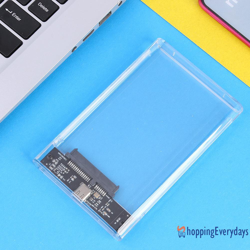 Hộp Đựng Ổ Cứng Ngoài Usb 3.1 Type-C 2.5 Inch Sata Hdd Ssd Ốp | BigBuy360 - bigbuy360.vn