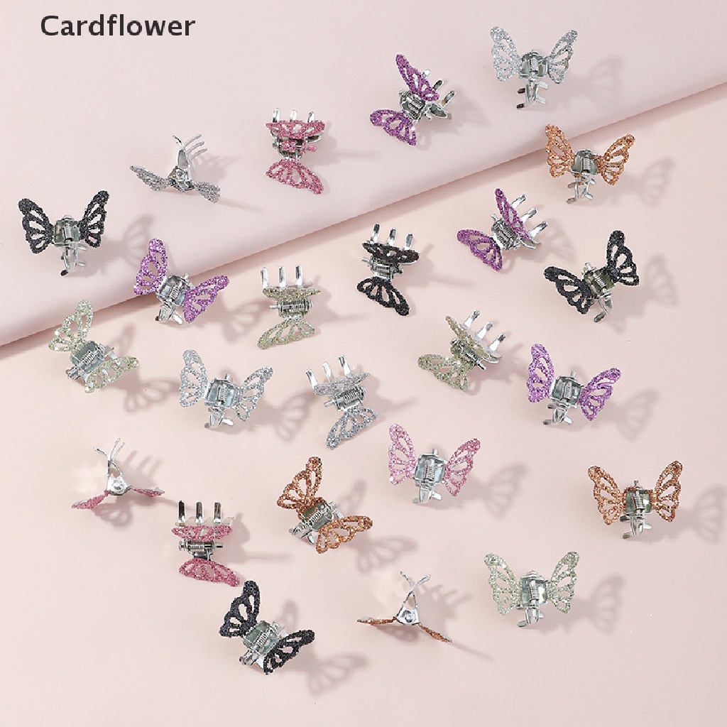 Bộ 24 Kẹp Tóc Hình Bướm Nhỏ Xinh Thời Trang Cho Nữ