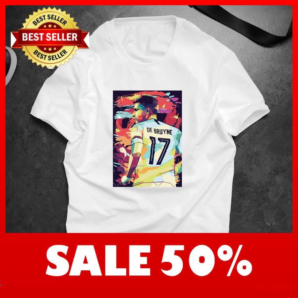 Áo Thun In Hình Kevin De Bruyne Mã 03 - Áo In Hình Cầu Thủ Bóng Đá