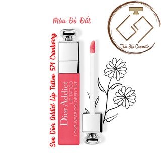 SON DIOR ADDICT LIP TATTOO MÀU 571- CRANBERRY – ĐỎ ĐẤT