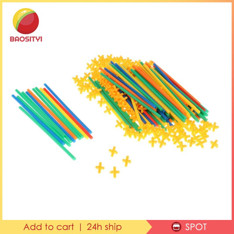 Bộ 200 Ống Hút Đồ Chơi Khối Xây Dựng Phù Hợp Làm Quà Cho Bé Trai Và Bé Gái Baosity1