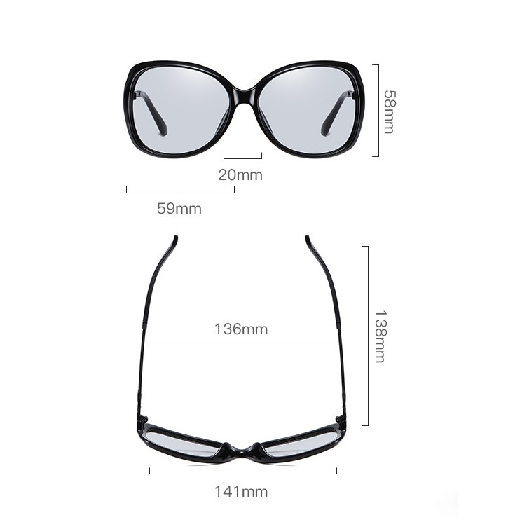 Kính Mát Nữ Phân Cực Chống Lóa, Kính Râm Thời Trang Đi Biển Chống Tia UV 2021 AK003 - Aoron | BigBuy360 - bigbuy360.vn