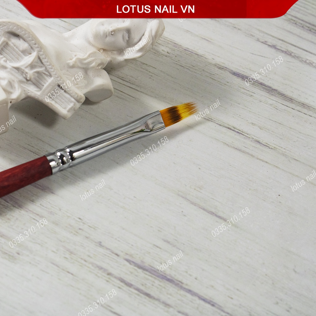 Cọ vẽ móng cán gỗ cao cấp đủ loại