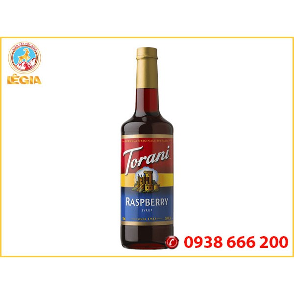 Siro TORANI Phúc Bồn Tử 750ml (RASPBERRY SYRUP)