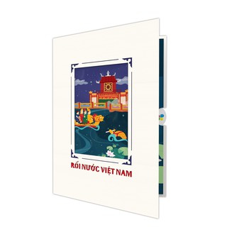 Thiệp 3D pop up Rối Nước