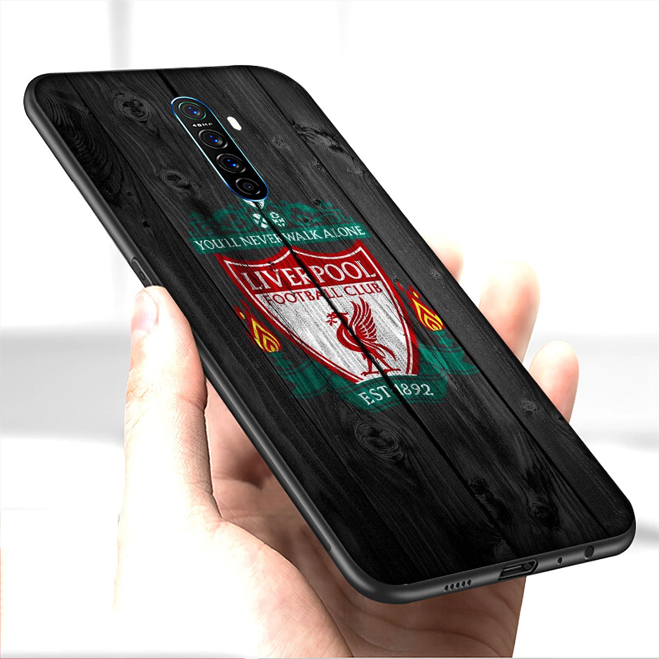 Ốp Điện Thoại Silicon Mềm In Logo Liverpool Cho Samsung Galaxy A9 A8 A7 A6 Plus J8 2018 + A21s A70 M20 A6 + A8 + F10