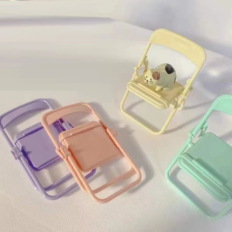 Giá đỡ điện thoại hình ghế (4 màu),,,