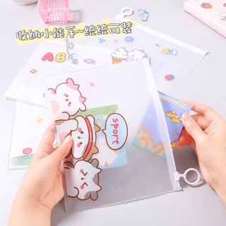 Túi zip đựng bút -Đựng đồ dùng mỹ phẩm in hình siêu cute